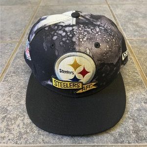 Pittsburgh Steelers 2022 New Era 9FIFTY Sideline Ink Dye Black Adjustable Hat